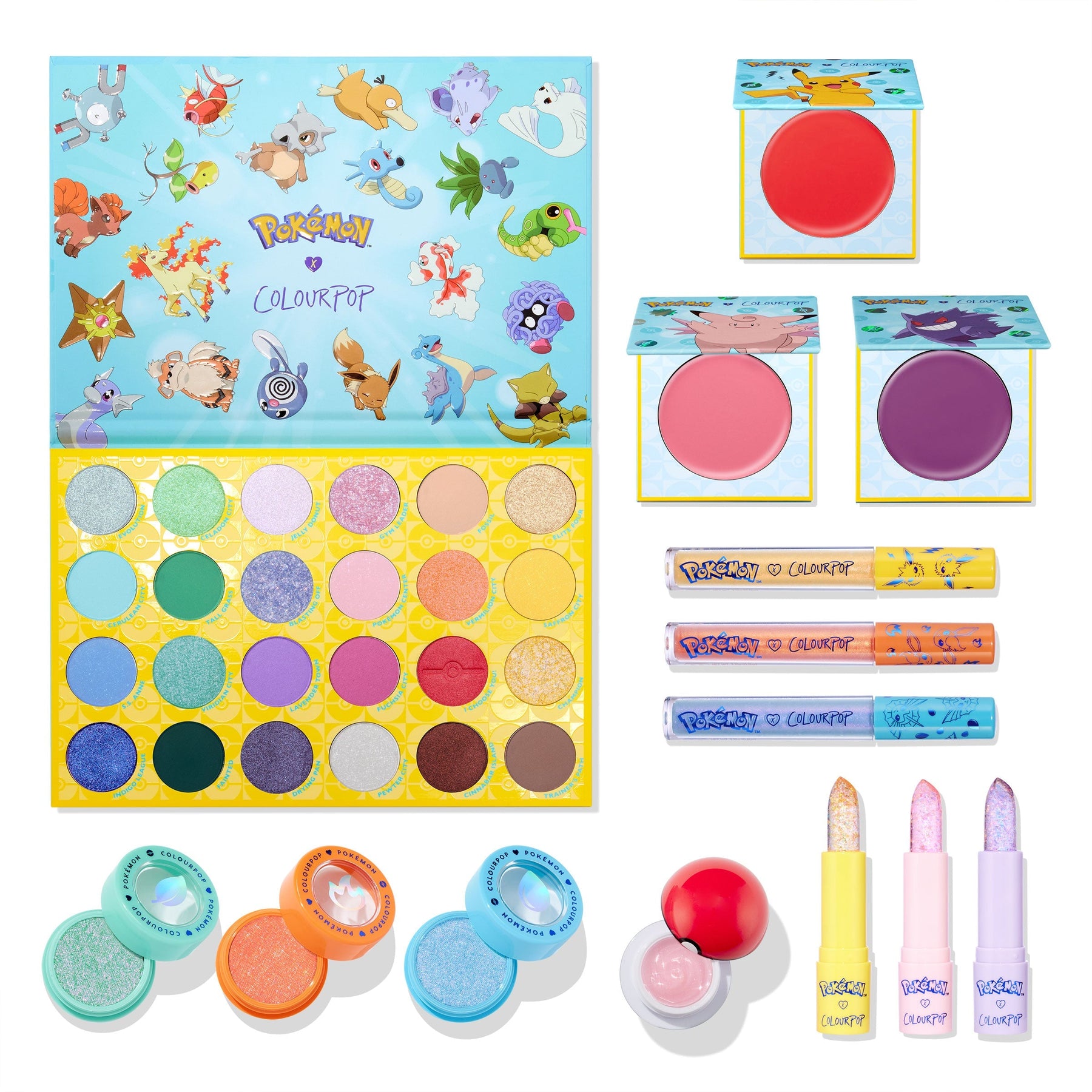 Pokémon x ColourPop Collection - Weekend Pair